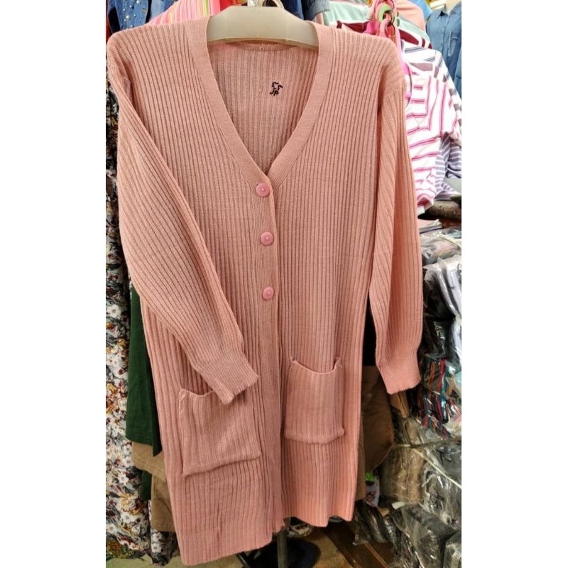 Cardigan Rajut - Outer Rajut - Jaket Rajut Wanita Cewek Model Terkini Motif