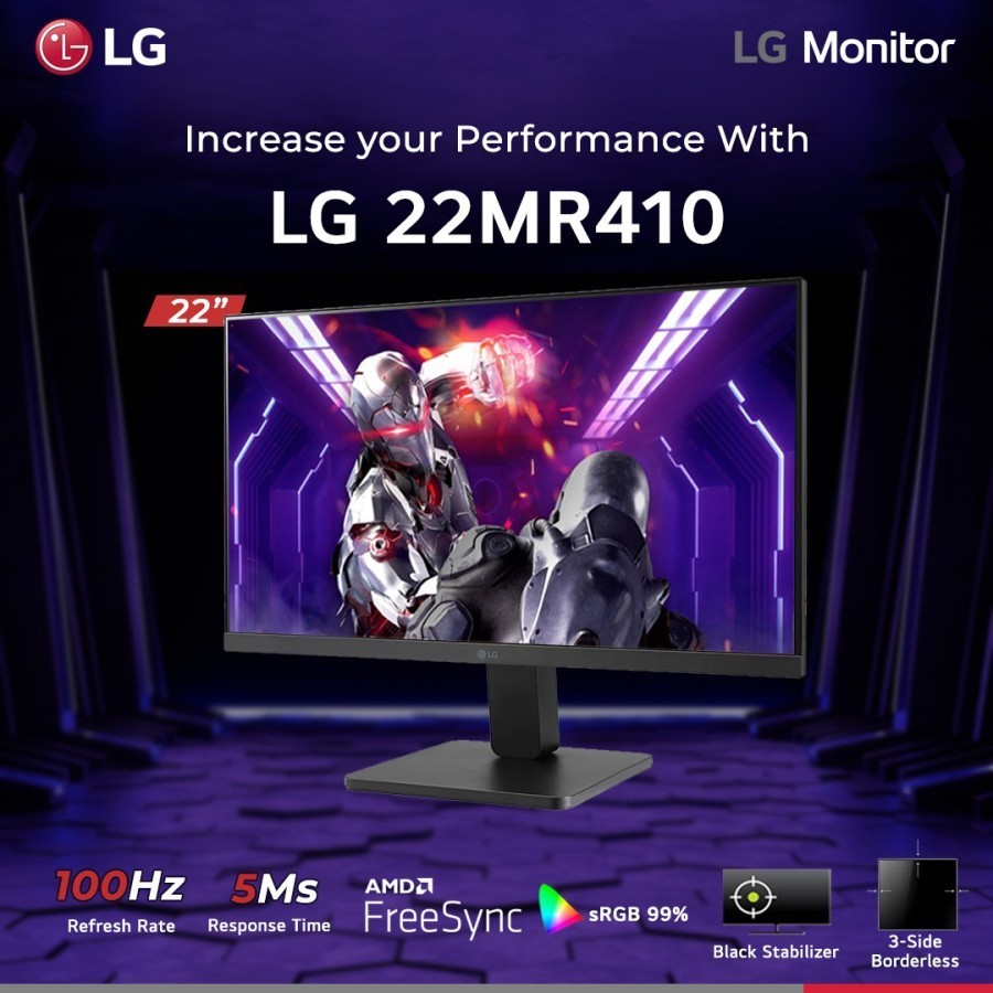 Monitor LG 22MR410 -B 100hz AMD Freesync