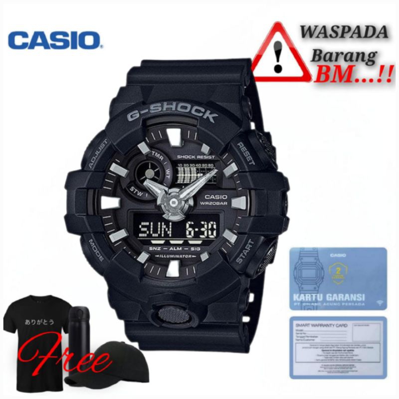 PROMO JAM TANGAN CASIO GSHOCK GA-700-1BDR G-SHOCK GA-700-1BDR