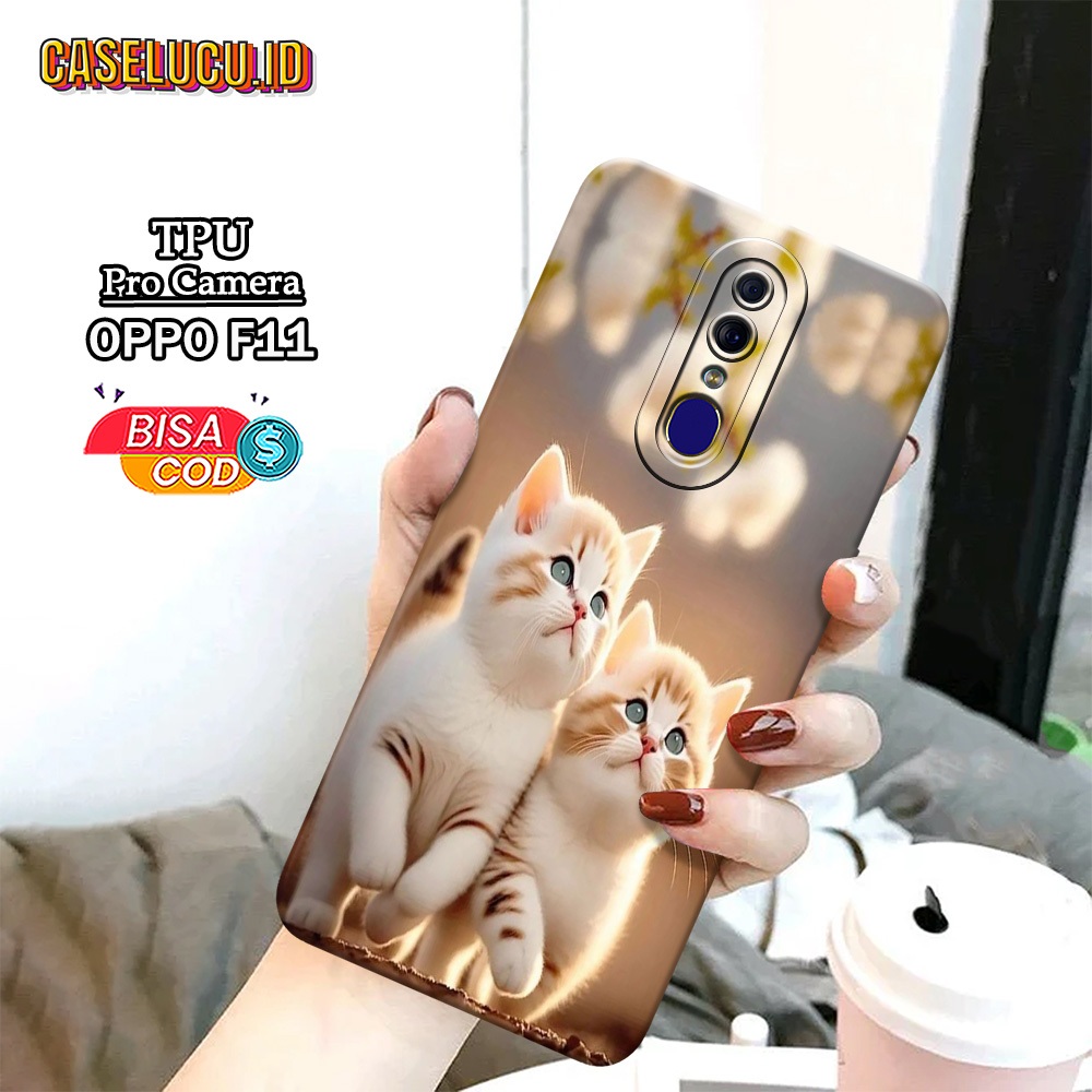 Casing Hp Oppo F11 Terbaru Fashion Case Kucing Case Hp Oppo F11 Soft Case Hp Oppo F11 Kesing Hp Sili