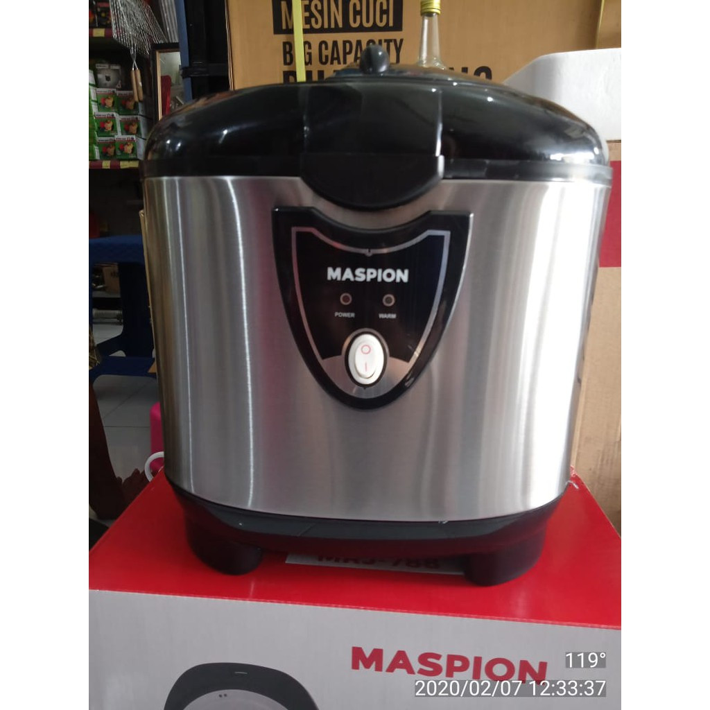 MASPION MRJ 788 HANYA MEMANASKAN NASI WONDER MAGIC JAR MAGIC WARMER MRJ 788 MRJ 788 PEMANAS NASI KAP