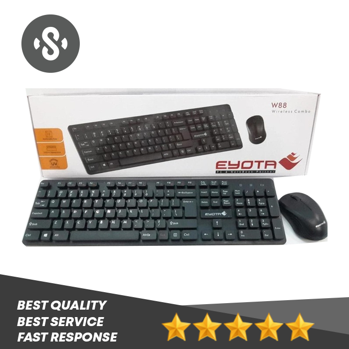 Keyboard Mouse Wireless Combo EYOTA W88