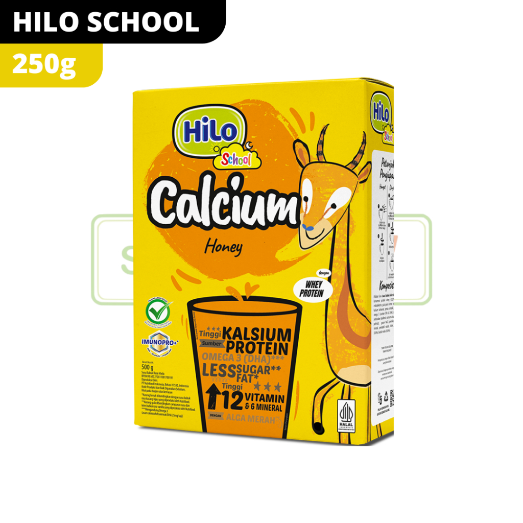 

HiLo School Honey 250gr - Susu Tinggi Kalsium Lebih Rendah Lemak