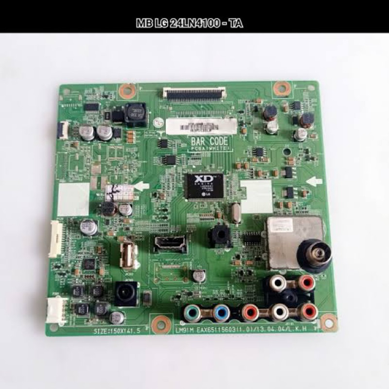 MB 24LN4100 MAINBOARD MOTHERBOARD TV LED LG 24LN4100 24LN4100-TA