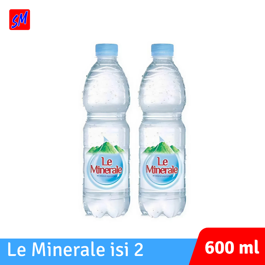 

Le Minerale 600 ml Isi 2 Botol