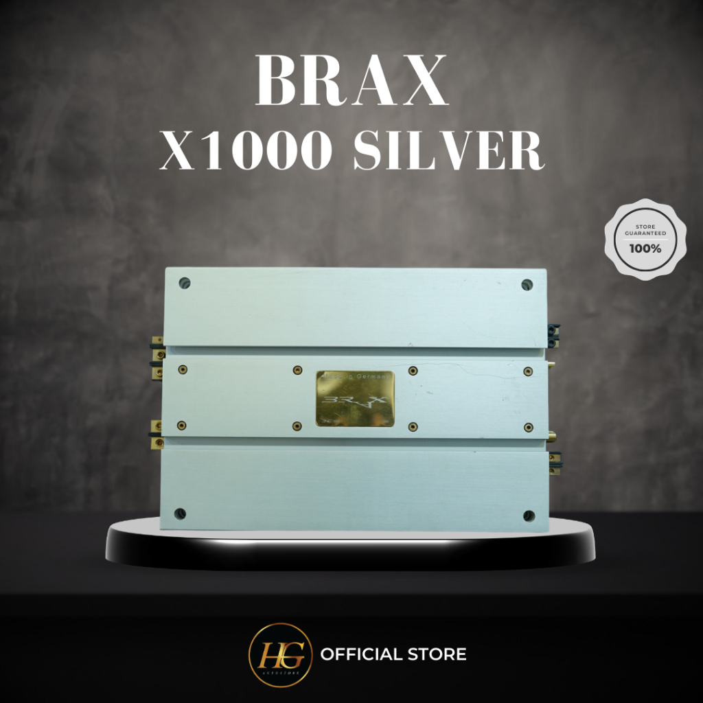 Power Amplifier Monoblock Brax X 1000 Silver (second)