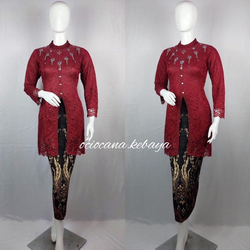 KEBAYA KINARA BROKAT SANGHAI /KEBAYA MODERN/KEBAYA WISUDA/KEBAYA PESTA