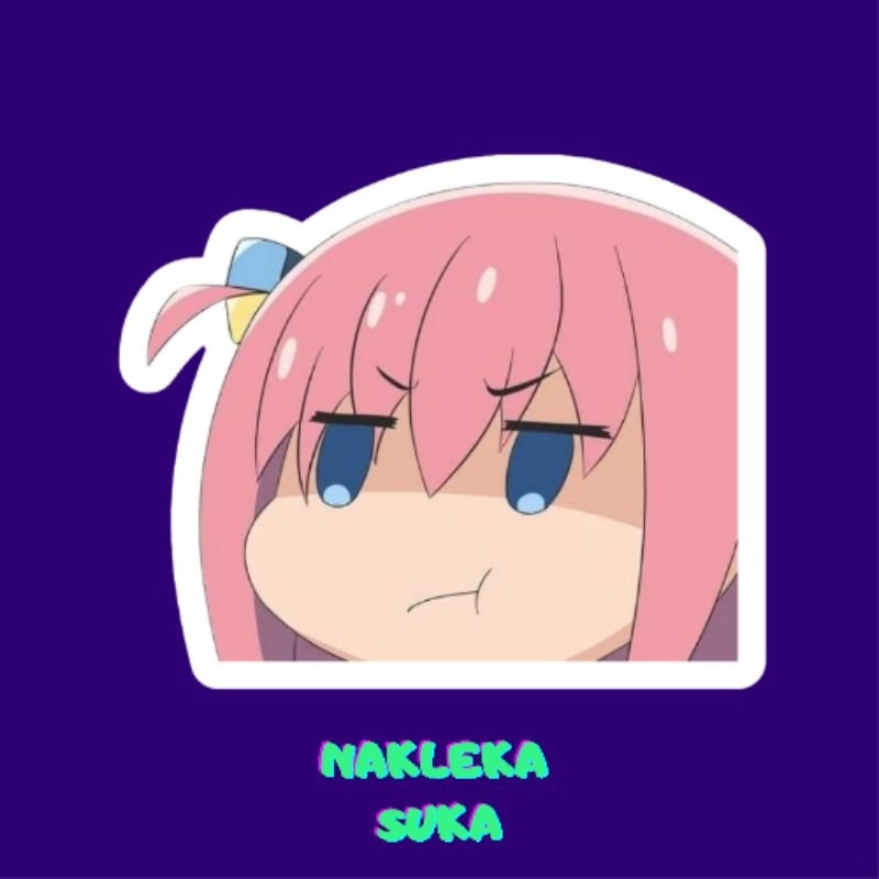 

stiker bochi the rock sticker anime bochhi waterproof