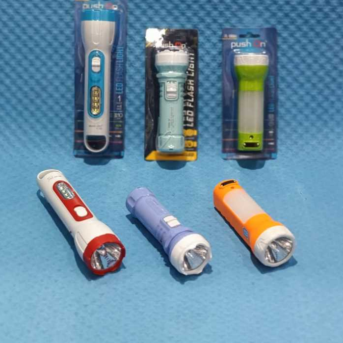 Senter LED Cas Push On - Senter Cas Push On Serbaguna