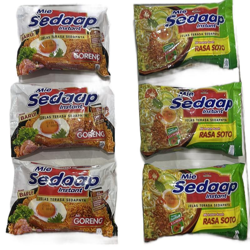 

10 PCS Mie SEDAAP instan Goreng dan Kuah