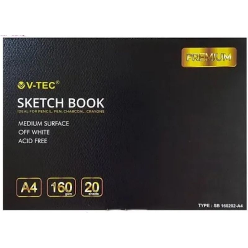 

Sketchbook A4 160 gsm Acid Free V-Tec