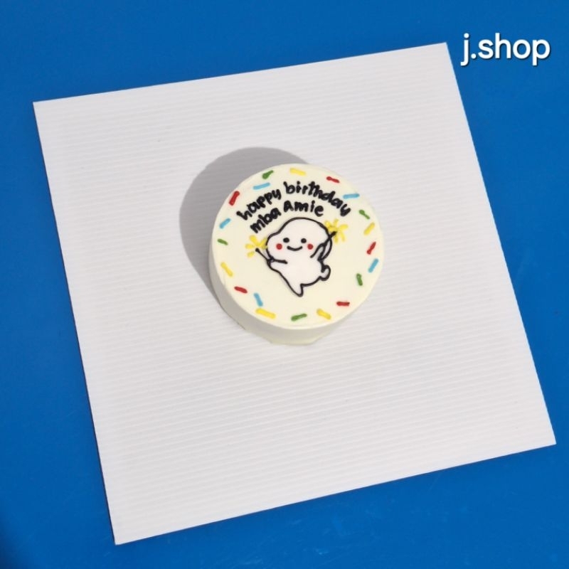 

[D 5-8cm] Bento Board cake secomot | Korean cake | Mini Custom Cake | Birthday Cake [Baca Deskripsi]