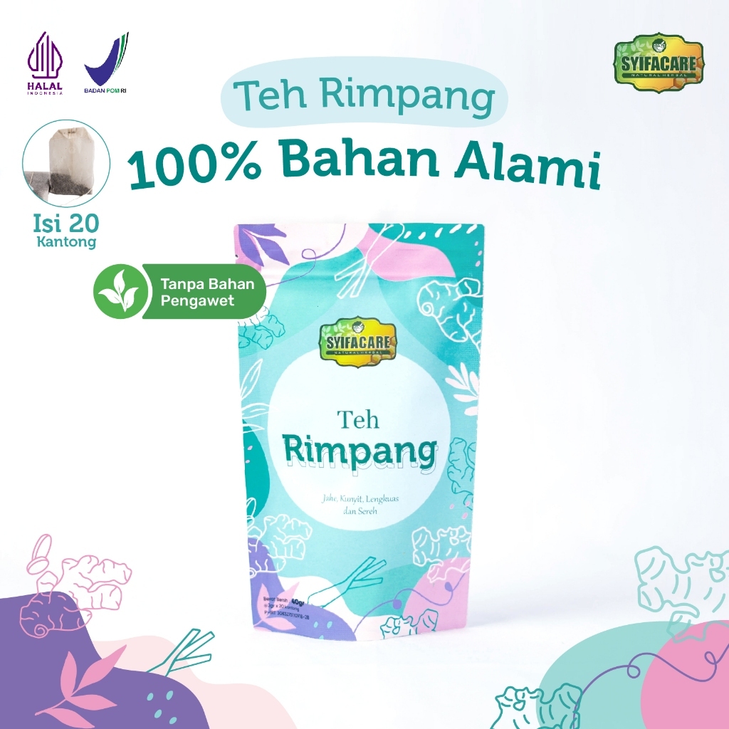 

Teh Rimpang BPOM JSR | Teh Celup Rempah | Teh Diet Detox | Pelangsing Herbal | Imunitas