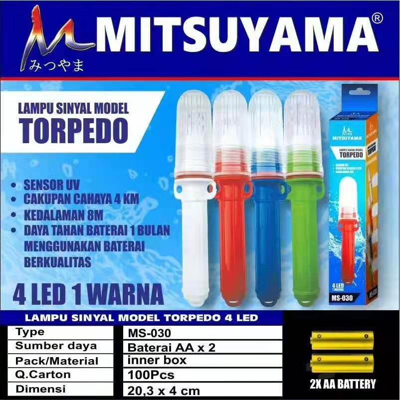 MS-030 Lampu Sinyal Model Torpedo Nelayan / Fish net sight Mitsuyama - lampu torpedo MS 030