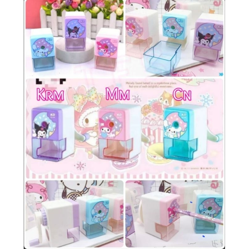 

Serutan mekanik sanrio hellokitty mymelody kuromi cinnamonroll