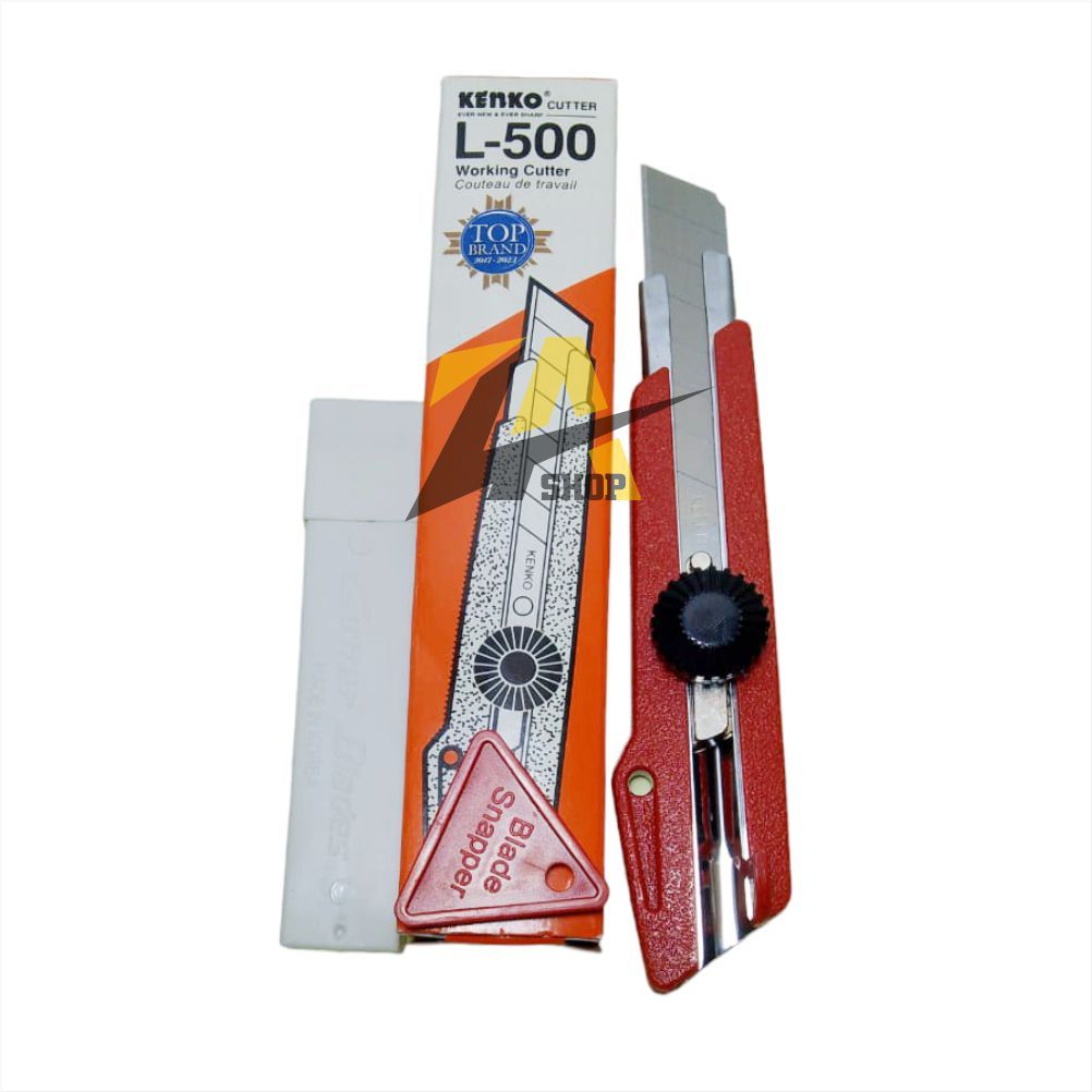 

RB HARGA SPESIAL CUTTER + REFIL ISI CUTTER BESAR (18 Mm Blade) KENKO CUTTER KENKO L-500