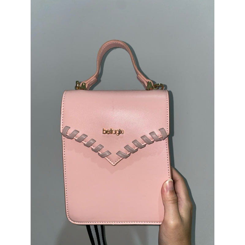 PRELOVED TAS BELLAGIO WARNA PINK MURAH