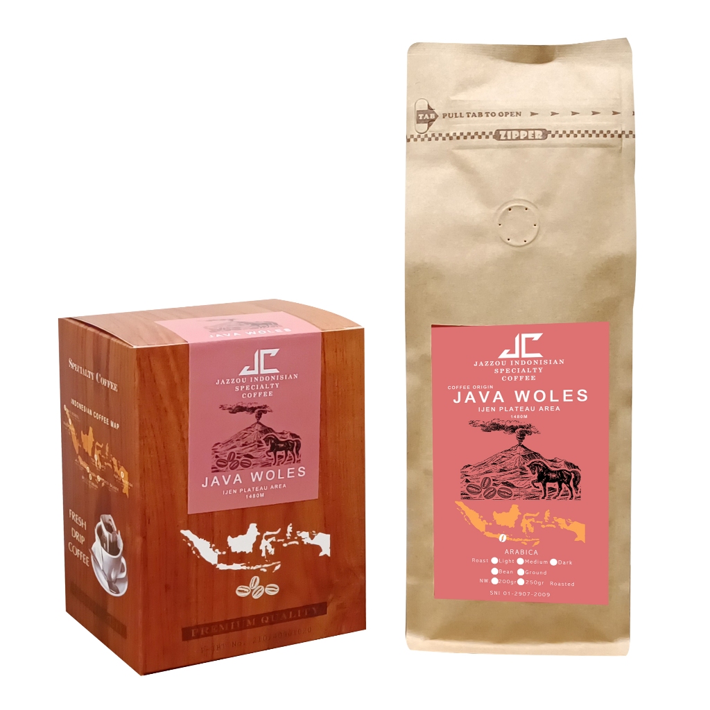 

Jazzou Coffe Arabika Java Woles Kopi Indonesia 100 Gram