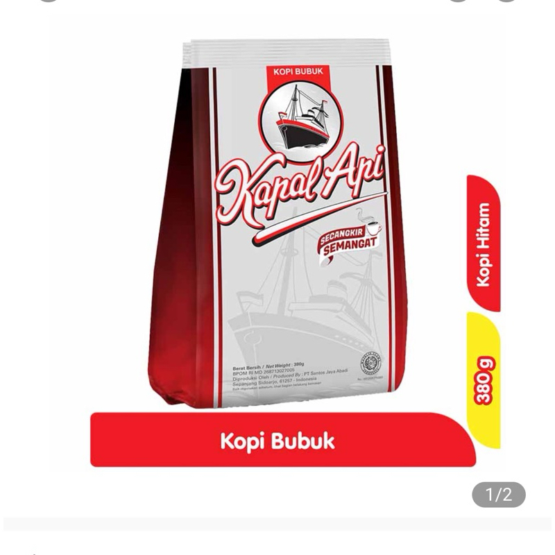 

Kapal Api Kopi Hitam 380g