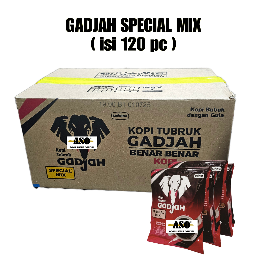 

KOPI GADJAH SPECIAL MIX DUS ( ISI 120 ) PROMO !!!