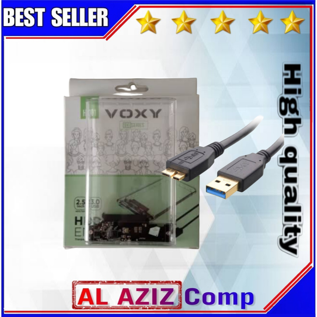 Case HDD  2,5 Enclosure Voxy 3.0 Transparan