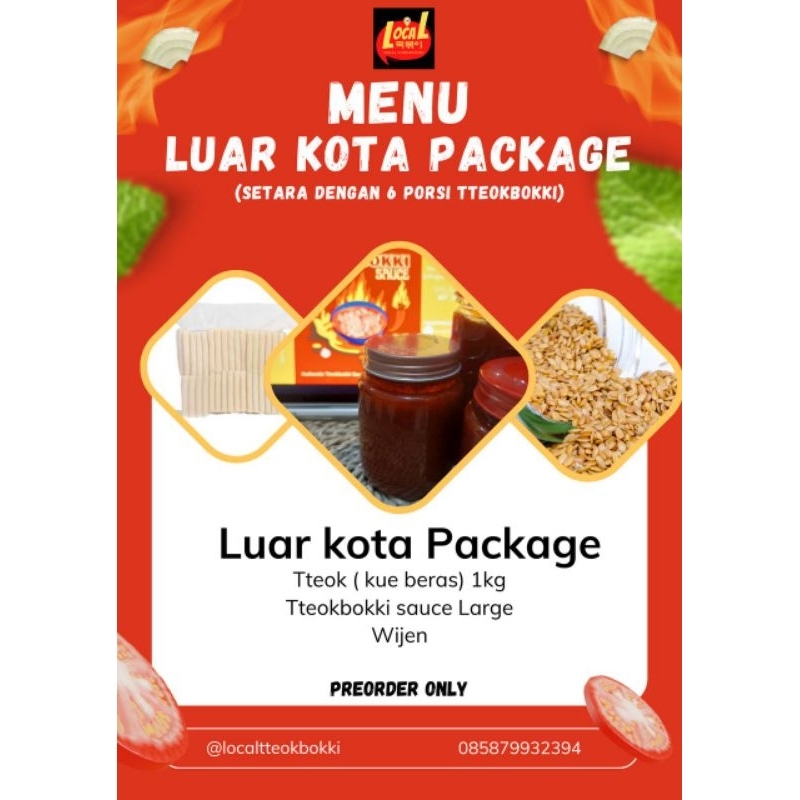 

Paket Tteokbokki/Topokki Luar Kota