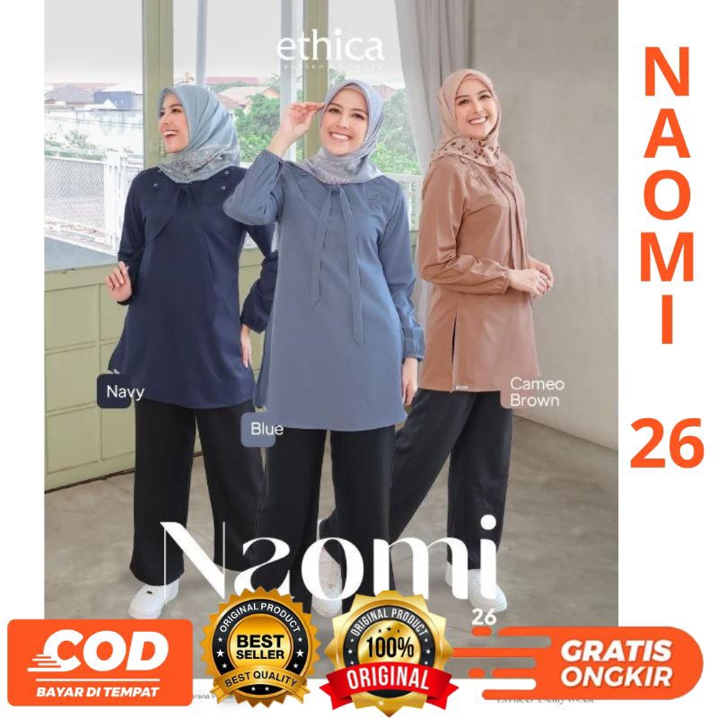 TERBARU BUSANA MUSLIM BLOUSE NAOMI 26 By ETHICA ORlGlNAL