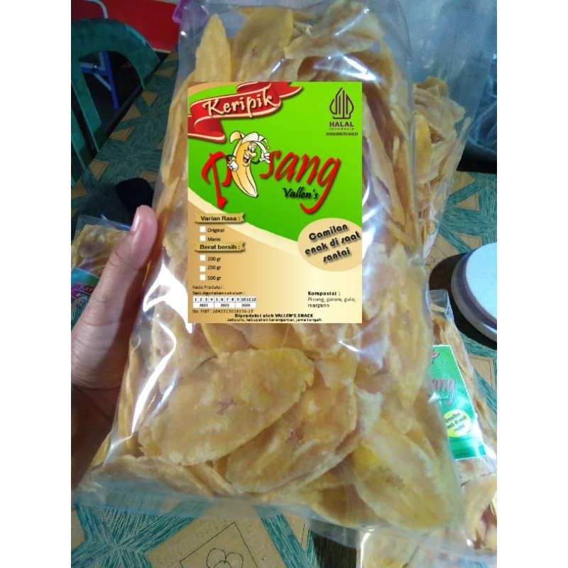 

keripik pisang Vallen's