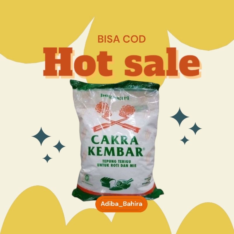 

TEPUNG TERIGU CAKRA KEMBAR EKONOMIS 1 KG