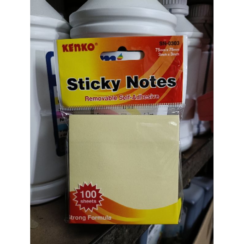 

stick note 303 yellow kenko