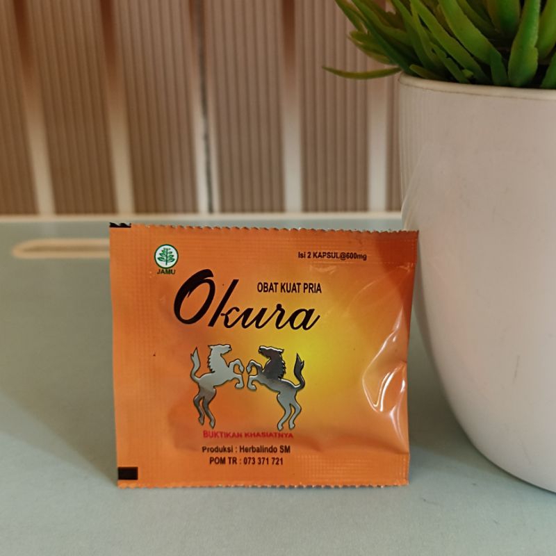 OBAT KUAT OBAT TAHAN LAMA OKURA (1 SACHET) NUTRISI PLUS PRIA DEWASA KHUSUS PRIA DEWASA 21+++ OBAT EJ