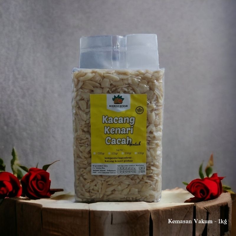 

Kacang Kenari Cacah Fresh 1 Kg / Cacah Kasar