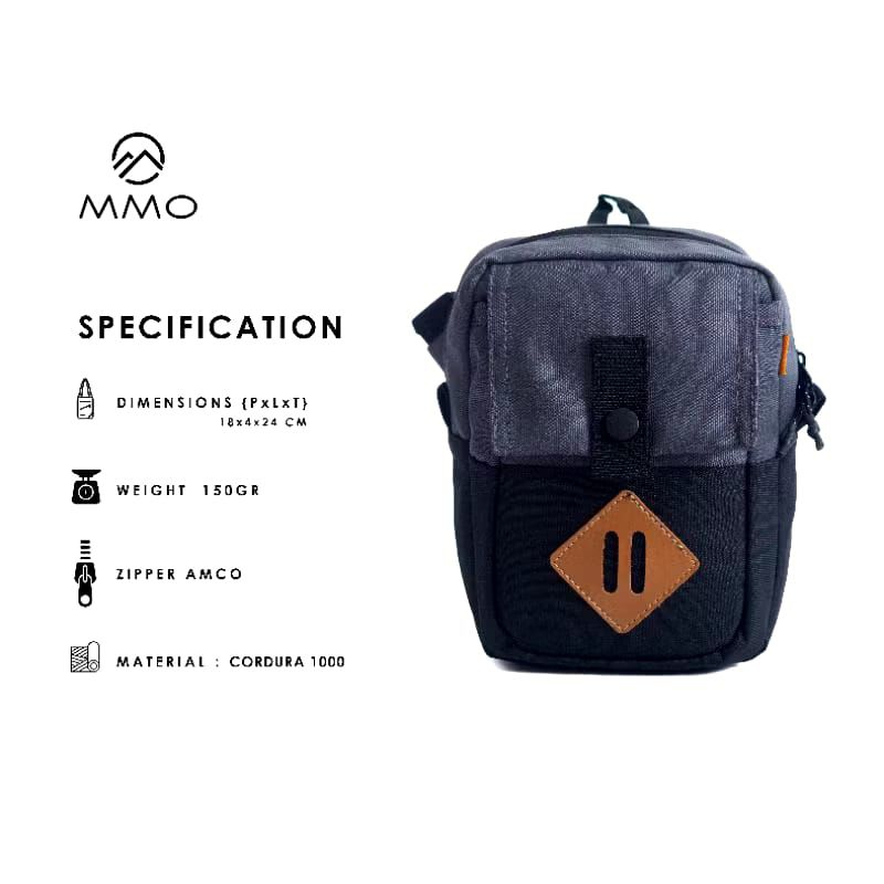 TAS SELEMPANG PRIA MINI BAG BY MMO SPORT