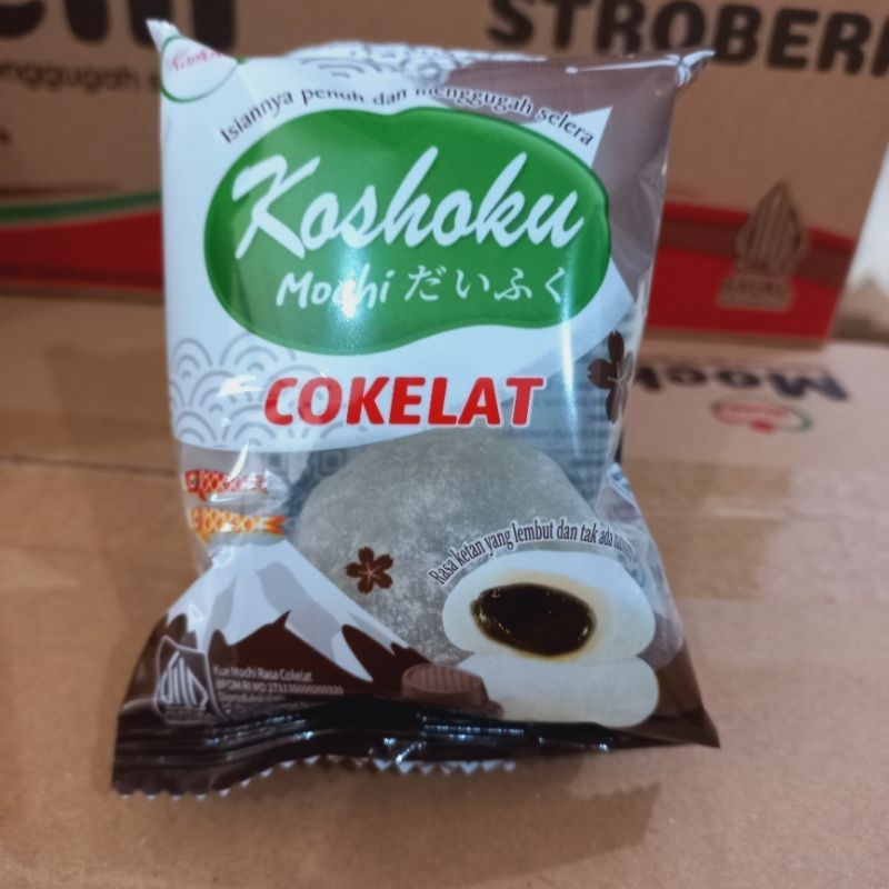 

Mochi Koshoku Kosoku Kososoku / Kue Cemilan Mochi Viral tiktok Jepang Moci 1 Dus Taburan tepung / Kue Mochi Varian Rasa/Cokelat Kacang tanah Kustar Mangga Matcha-varian rasa cokelat