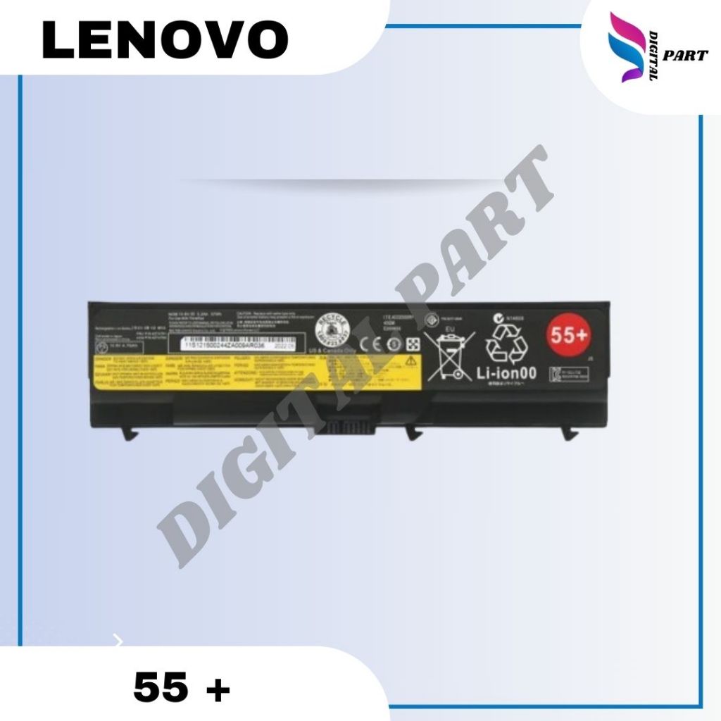 Baterai Laptop Lenovo ThinkPad SL510, T410i, T510, T510i original