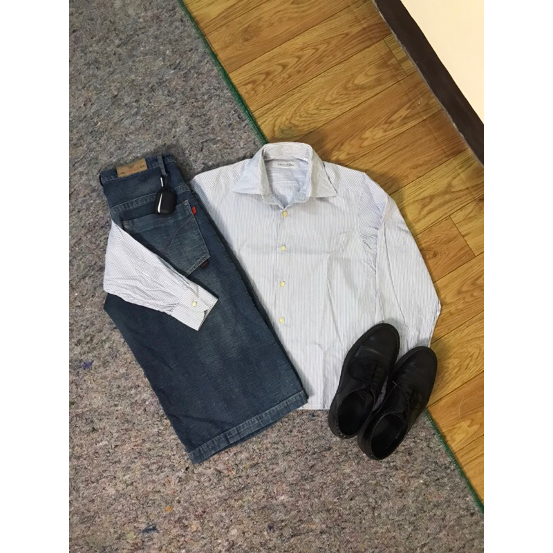 KEMEJA SALUR BOXY CROP | INTERNATIONAL GALLERY | VINTAGE | FORMAL/INFORMAL