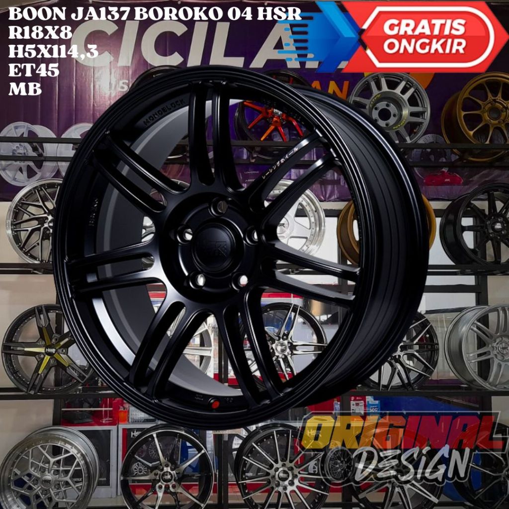 Velg Mobil HRV , TERIOS , OUTLANDER , WRV , JUKE , HSR BOON RING 18 R18