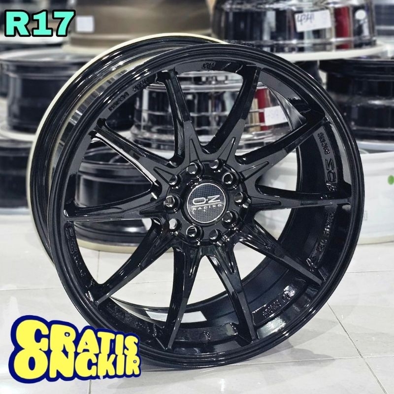 velg mobil ring 17 OZ HYPER GT Avanza veloz Xenia altis sienta velg racing mobil R17 Ertiga Xl7 Juke