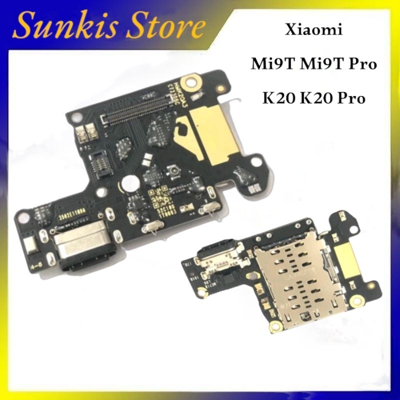 Konektor Charger Xiaomi Mi9T Mi9T Pro K20 K20 Pro Papan Cas + CON SIM Board Charger