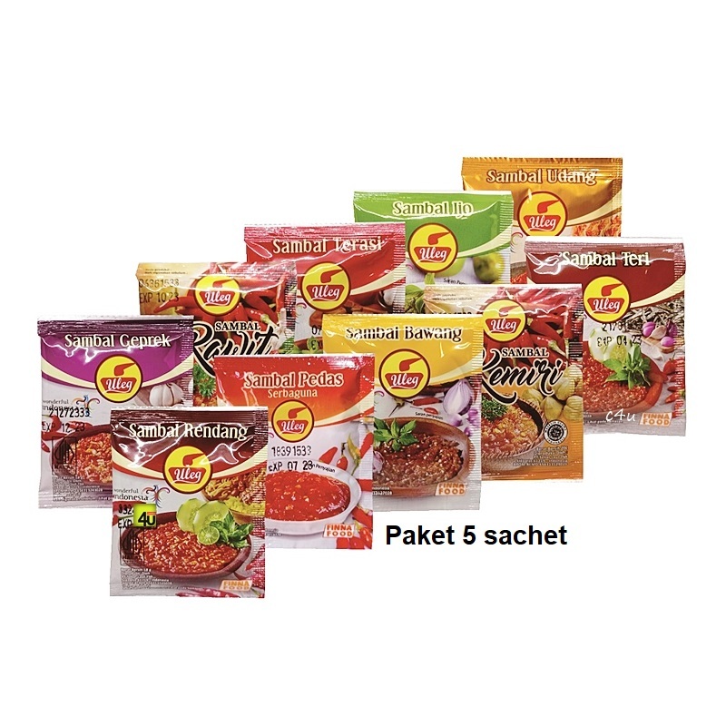 

Uleg - Sambal Nusantara - Paket 5 Sachet