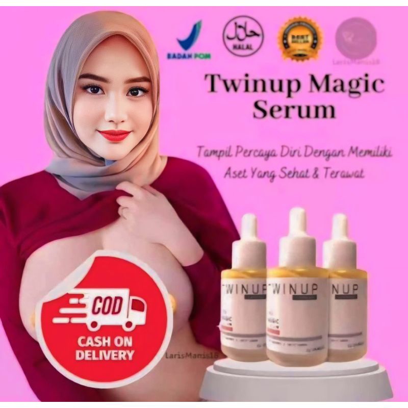 Twinup magic serum pembesar payudara pengencang payudara original