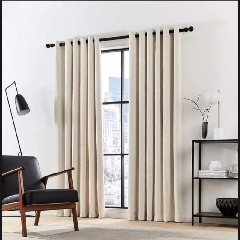 Gorden Blackout Import Tebal Gorden Blackout Polos 6 Gelombang