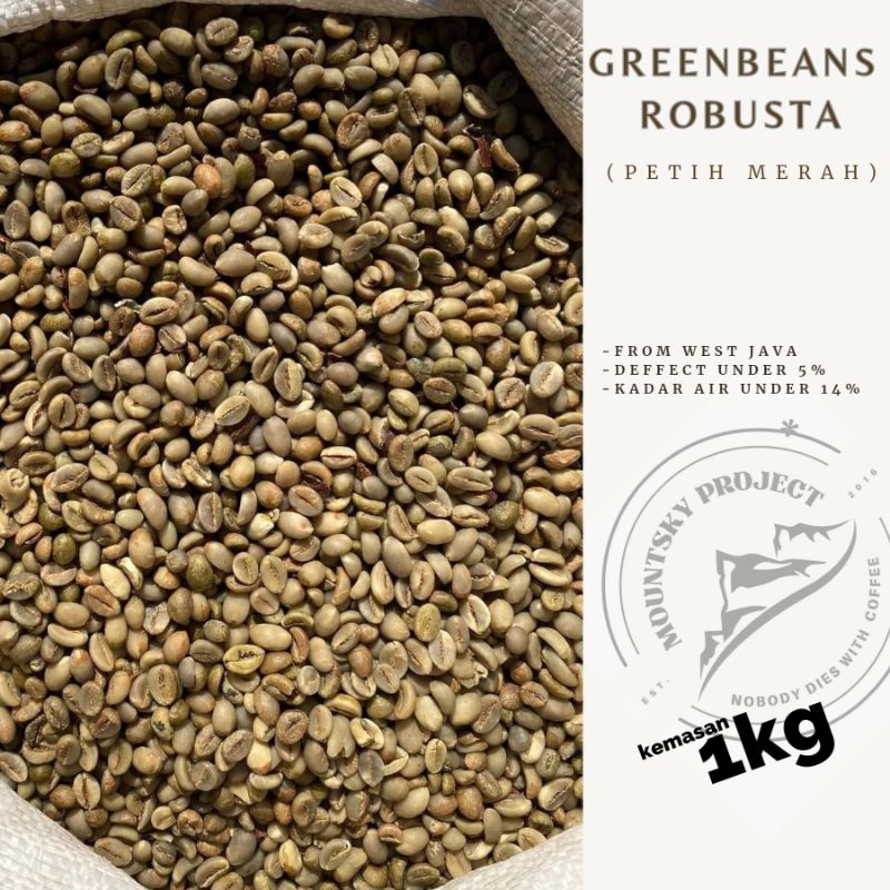 

Greenbean Robusta Natural Petik Merah / Red Cherry premium