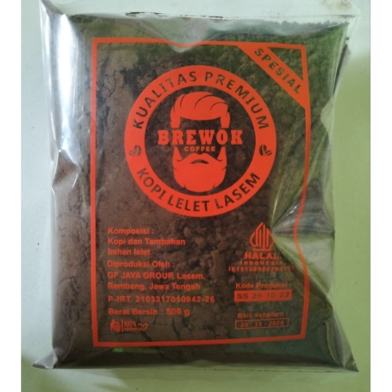 

KOPI LELET LASEM CAP BREWOK 500GR KOPI HITAM KOPI ENAK