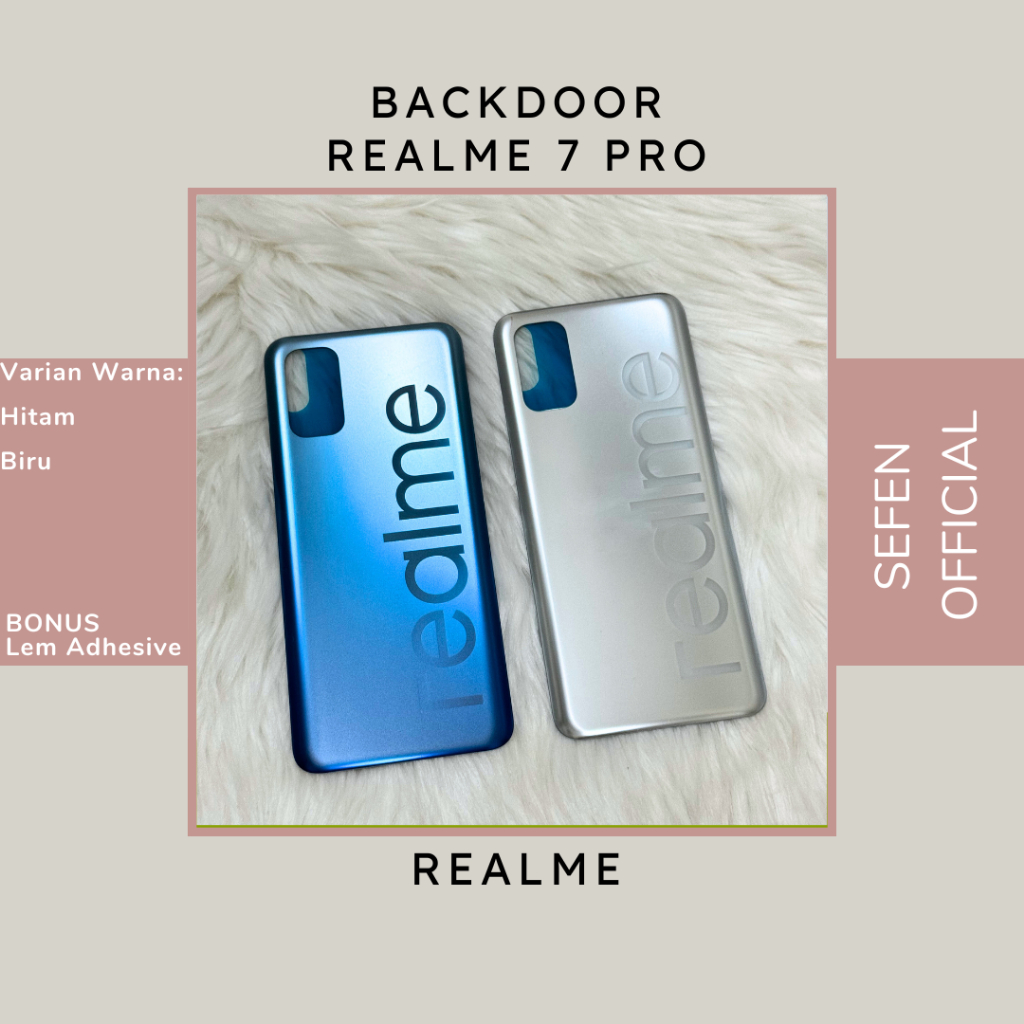 Backcover Backdoor REALME 7 PRO Back Casing / Tutup Belakang Baterai realme 7 pro