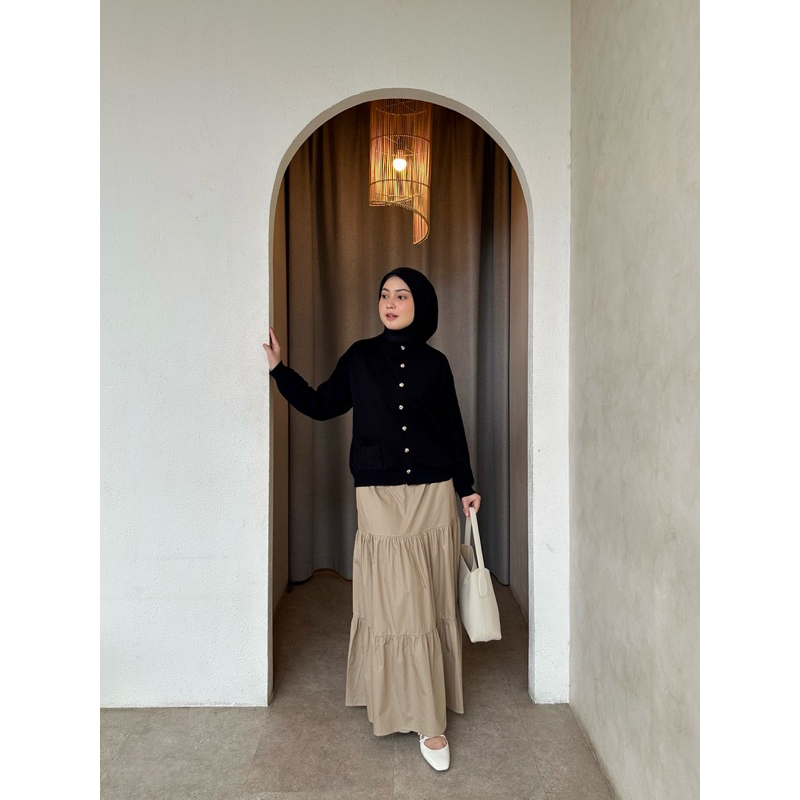 YNI COTTONTREND - CANTE SKIRT Rok Cotton Ruffle Terbaik dan Best Seller