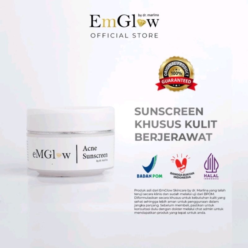 eMGlow Acne Sunscreen by Dr.Marlina