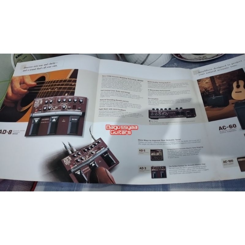 Katalog Efek Gitar Akustik Ampli Gitar Akustik Roland/Boss 4 Hal.