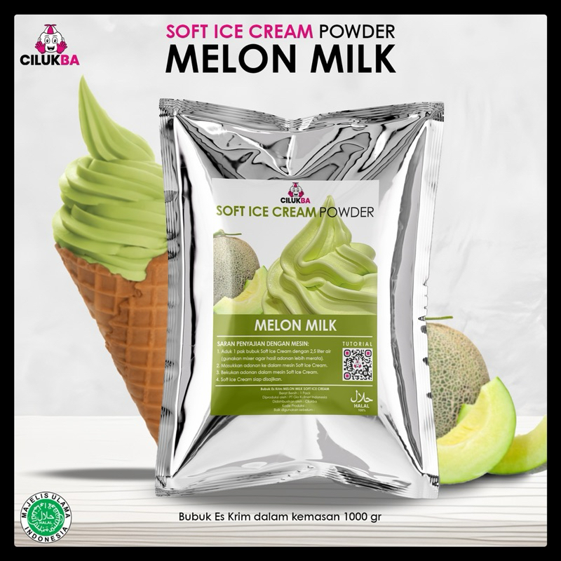 

Melon Milk Soft Ice Cream Powder 1 kg