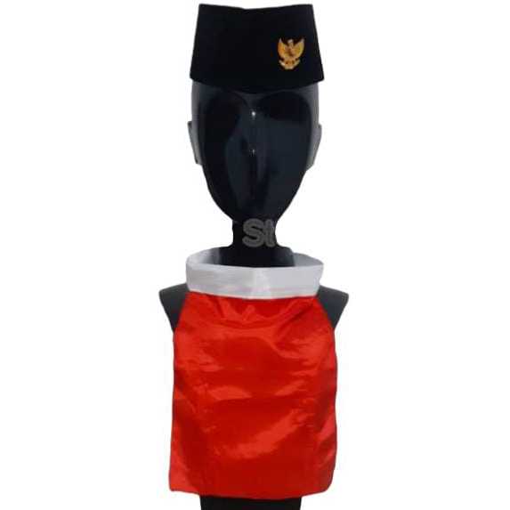 Syal-SCRAF paskibra Upacara-Syal paskibra merah putih